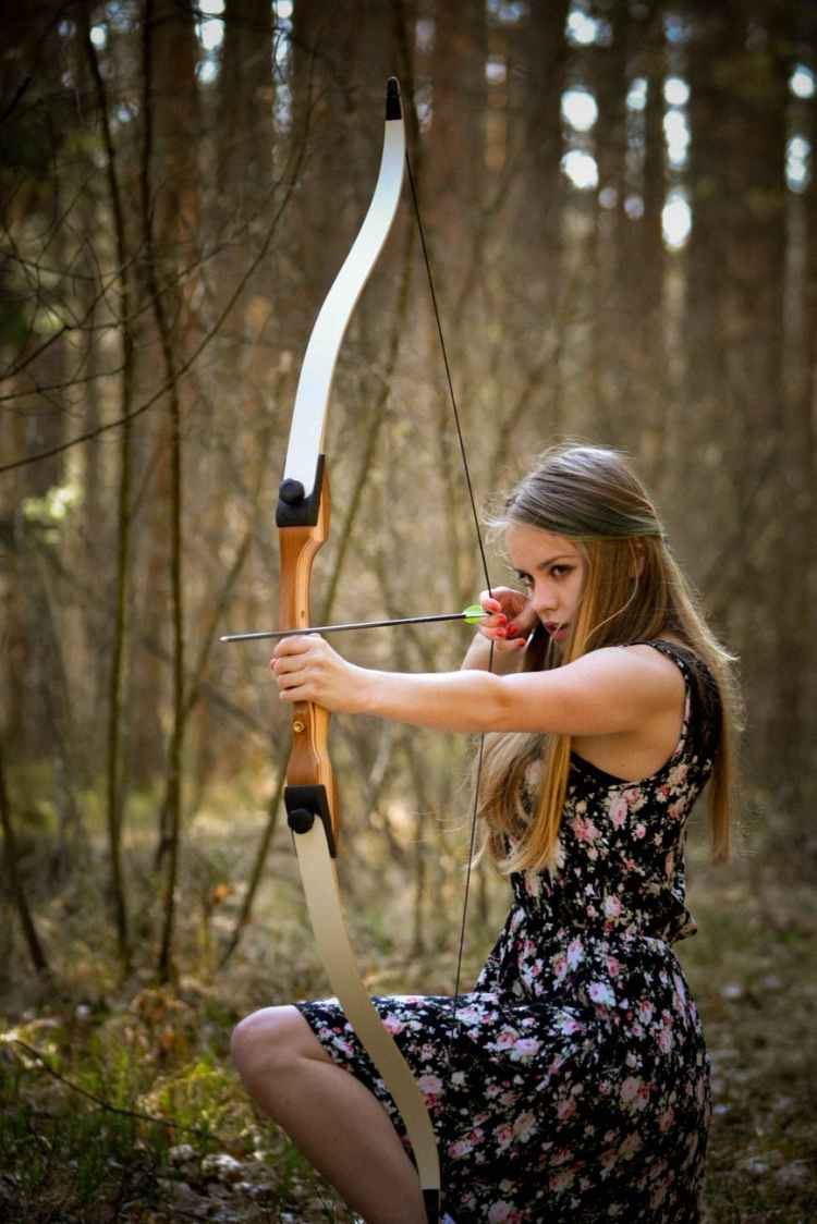 adult archery beautiful beauty